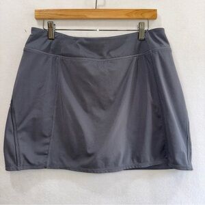 Tangerine Gray Skorts Shorts Skirt Pickleball Tennis Golf Size Large